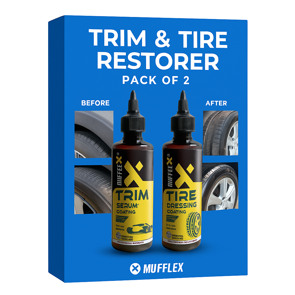 Trim & Tire Restorer Coating – Pack of 2 | Up to 6 Months Protection