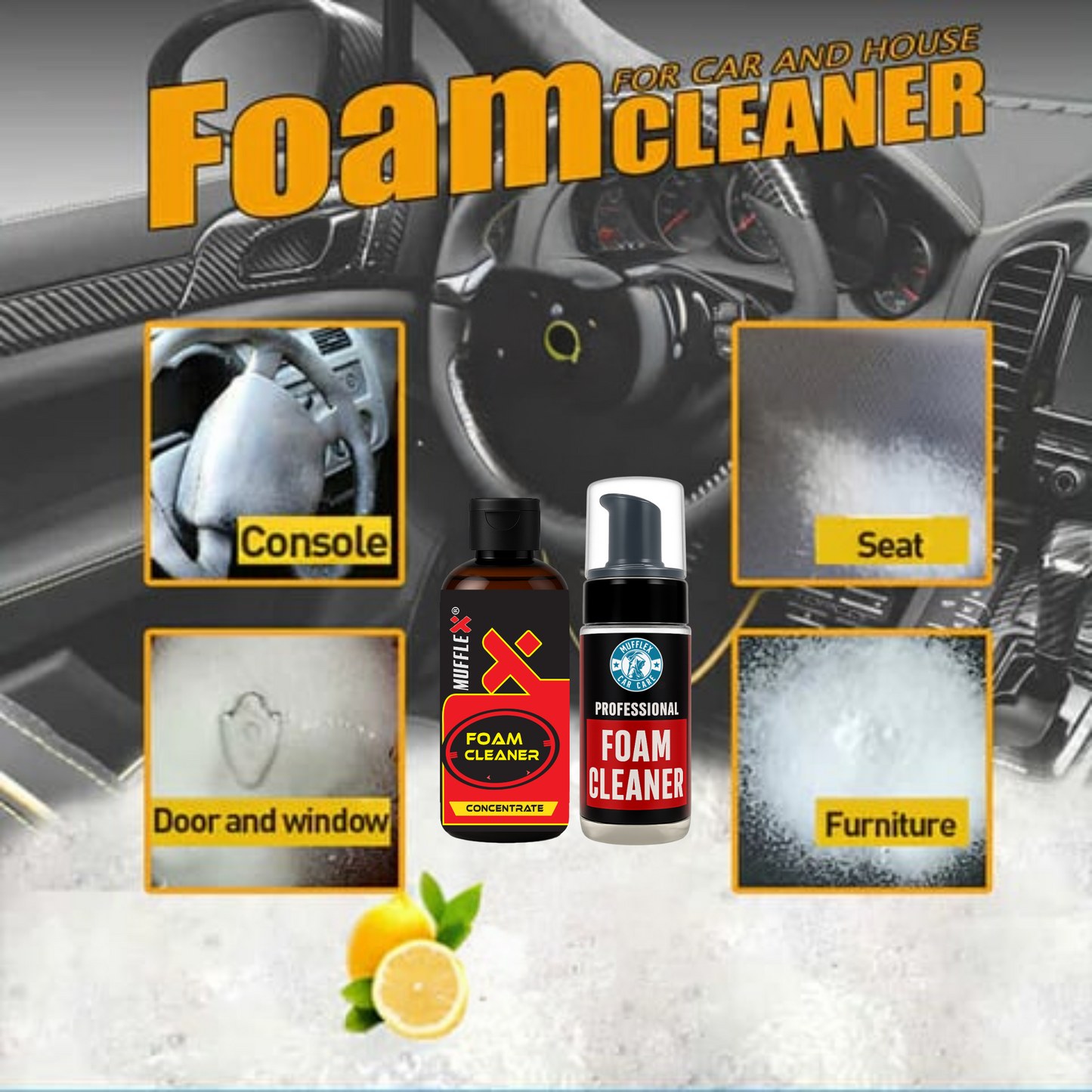 Multipurpose Cleaning Foam - Foam Pro- PACK OF 2