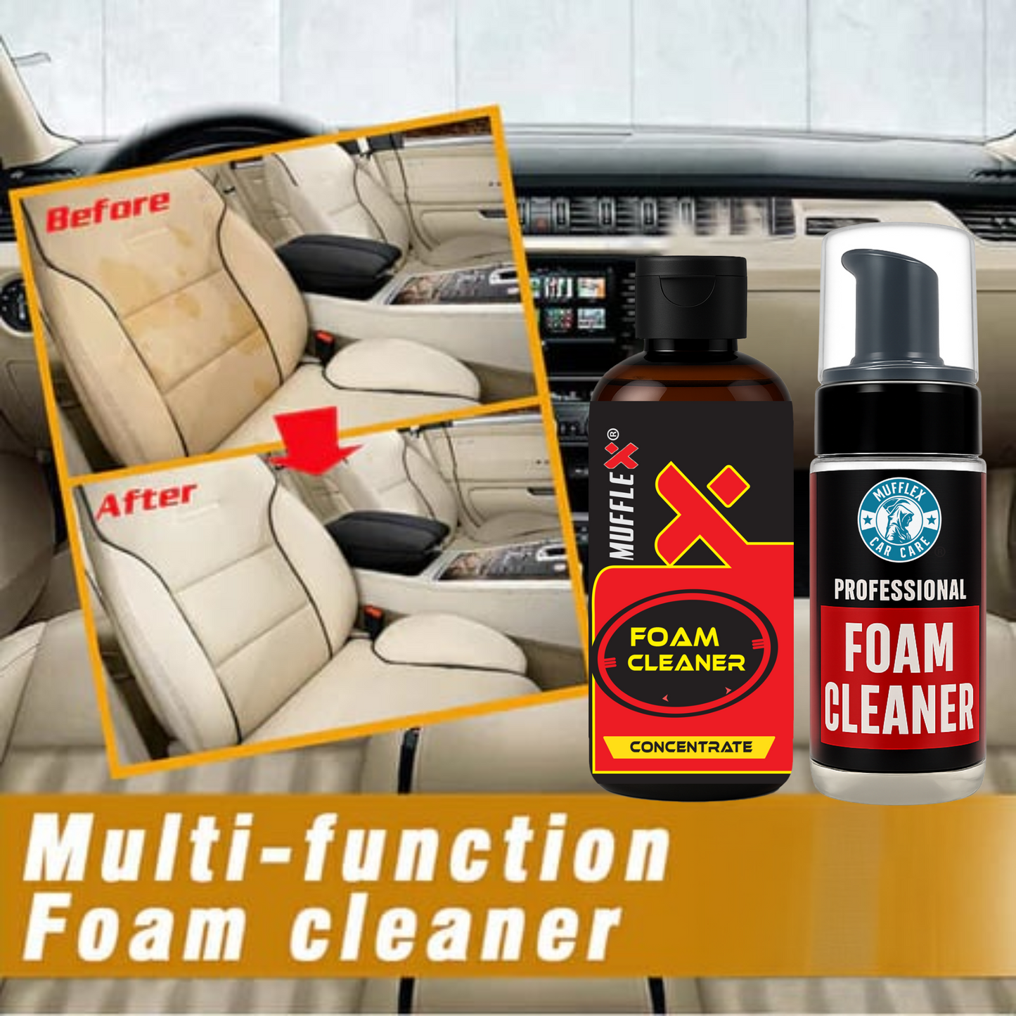 Multipurpose Cleaning Foam - Foam Pro- PACK OF 2
