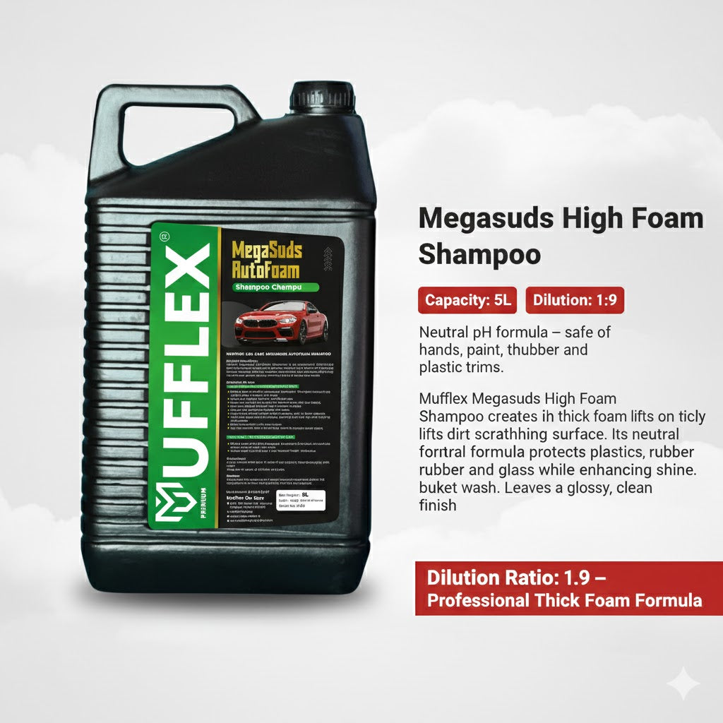 Megasuds High Foam Shampoo - Dilution Ratio- 1:9