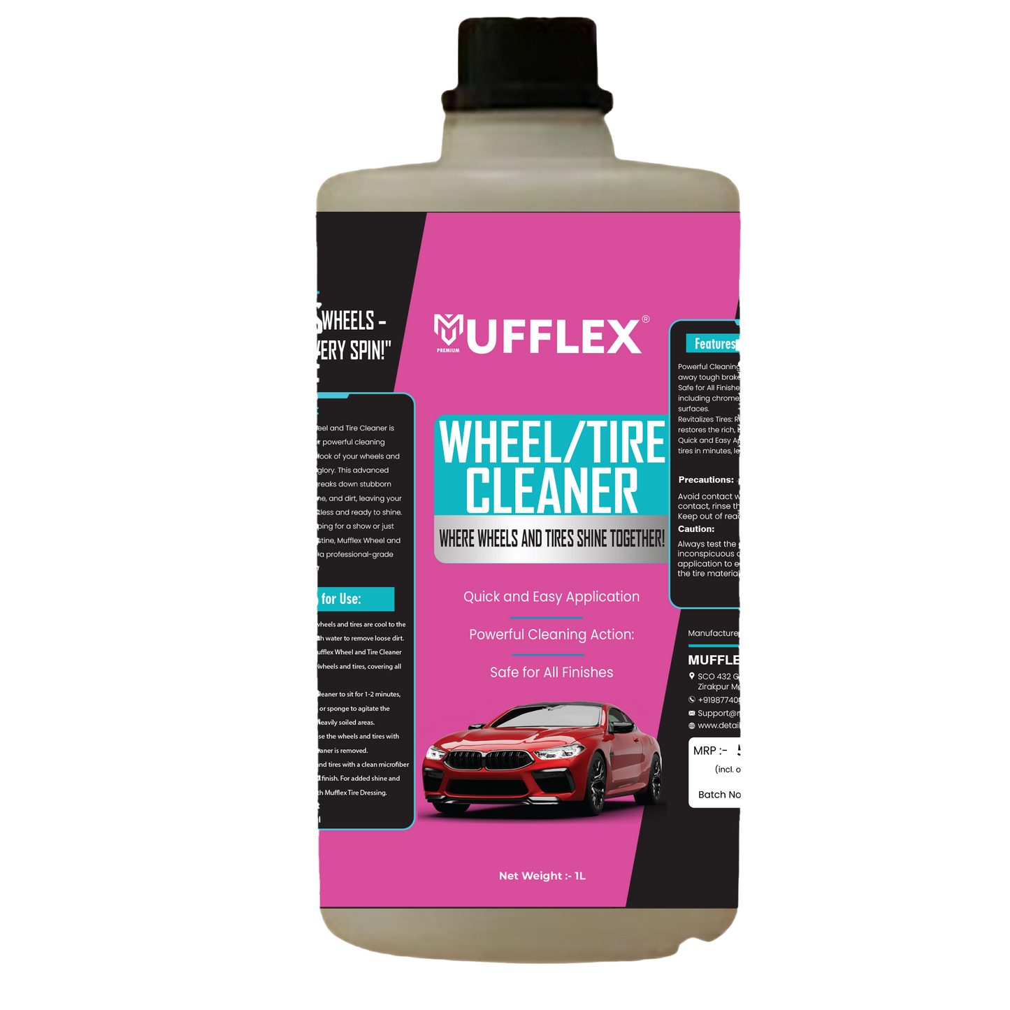 Tire and Wheel Cleaner Concentrate 1:9-Clean, Protect, and Enhance