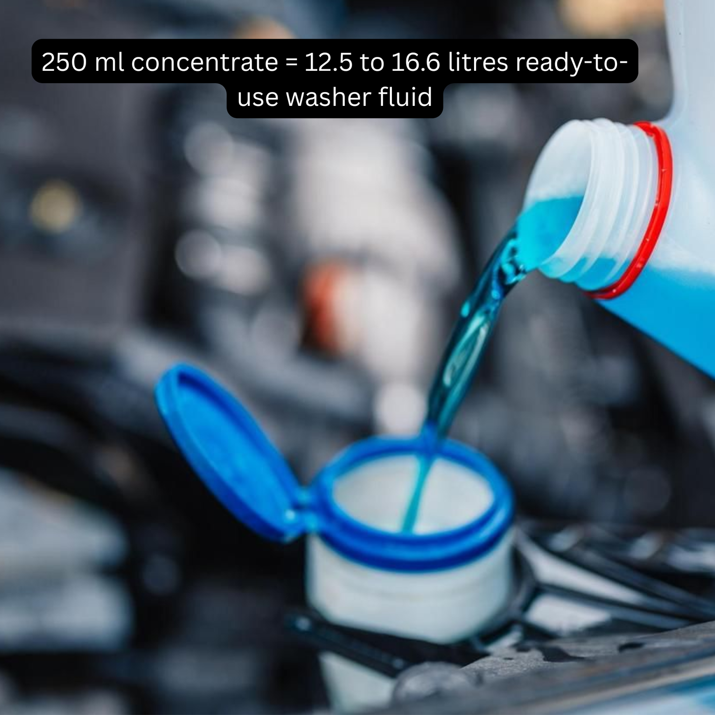 Windshield Washer Fluid Crystal Clear Vision. Safe Drive Every Time.