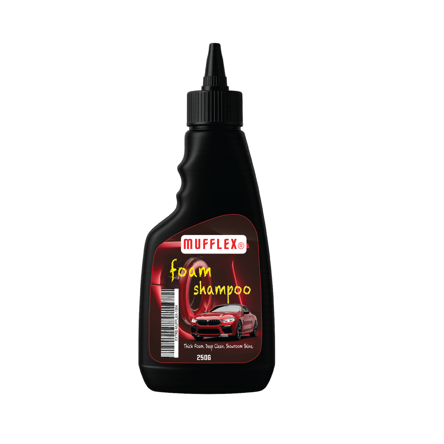 MUFFLEX Thickest Foam Shampoo- Thick Foam. Deep Clean. Ultimate Shine