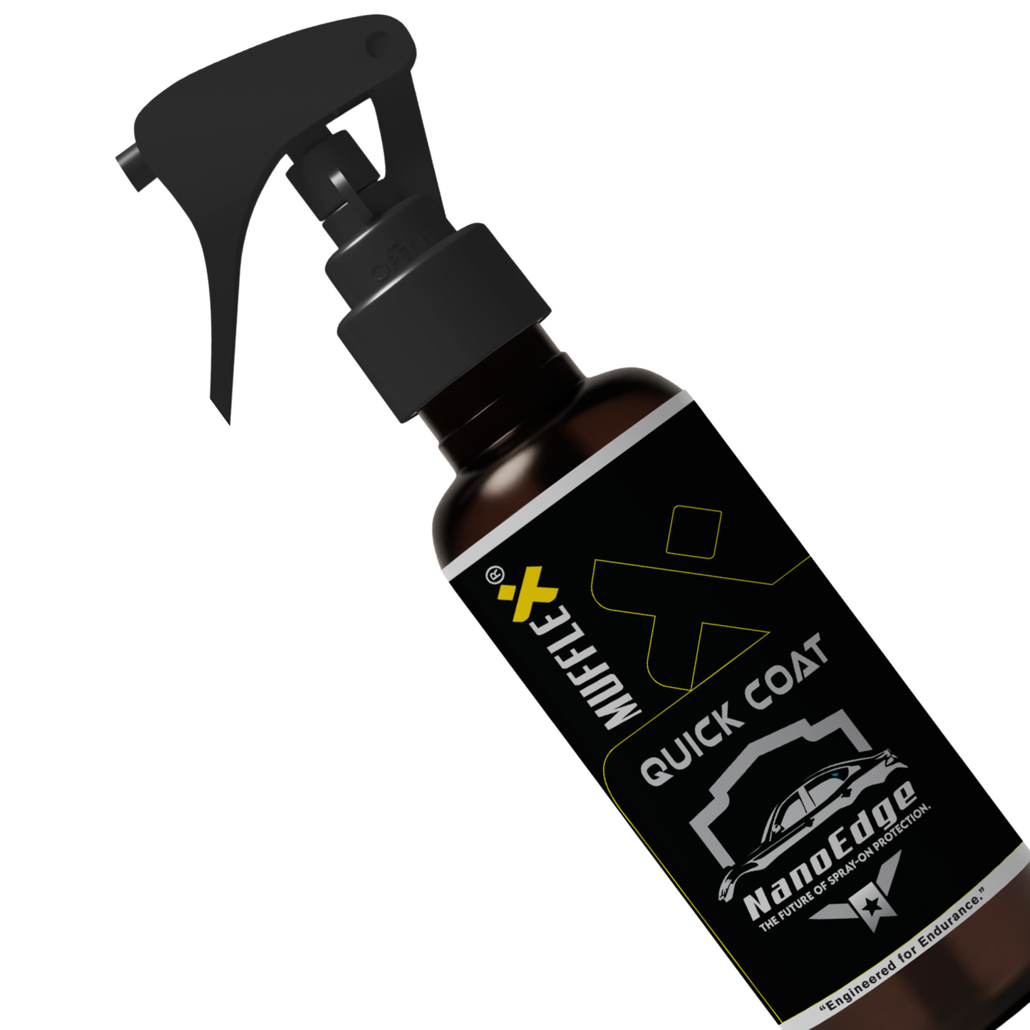 Mufflex NanoEdge Quick Coat | Instant Shine. Durable Protection. Smart Nano Coating for Car Paint.
