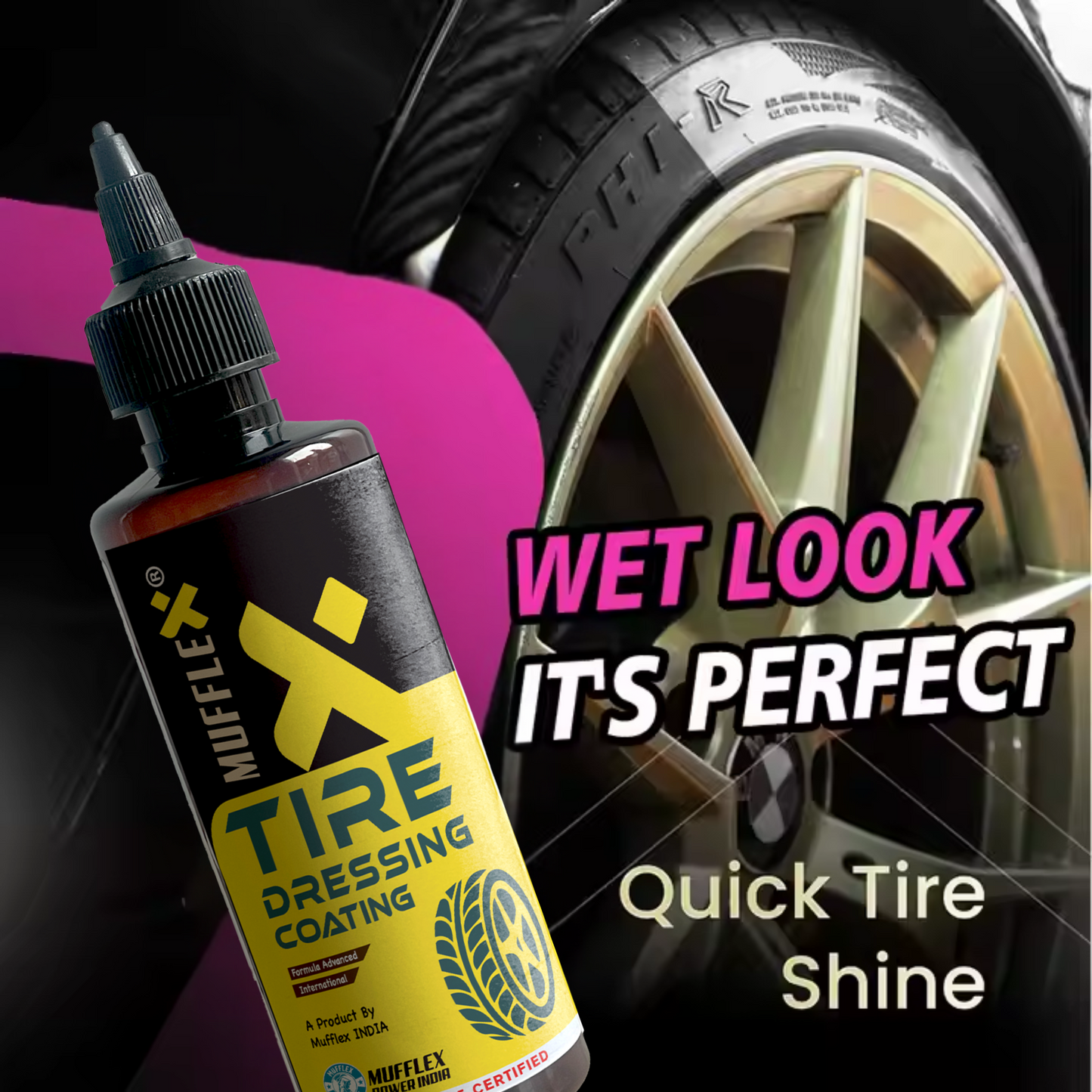 Trim & Tire Restorer Coating – Pack of 2 | Up to 6 Months Protection