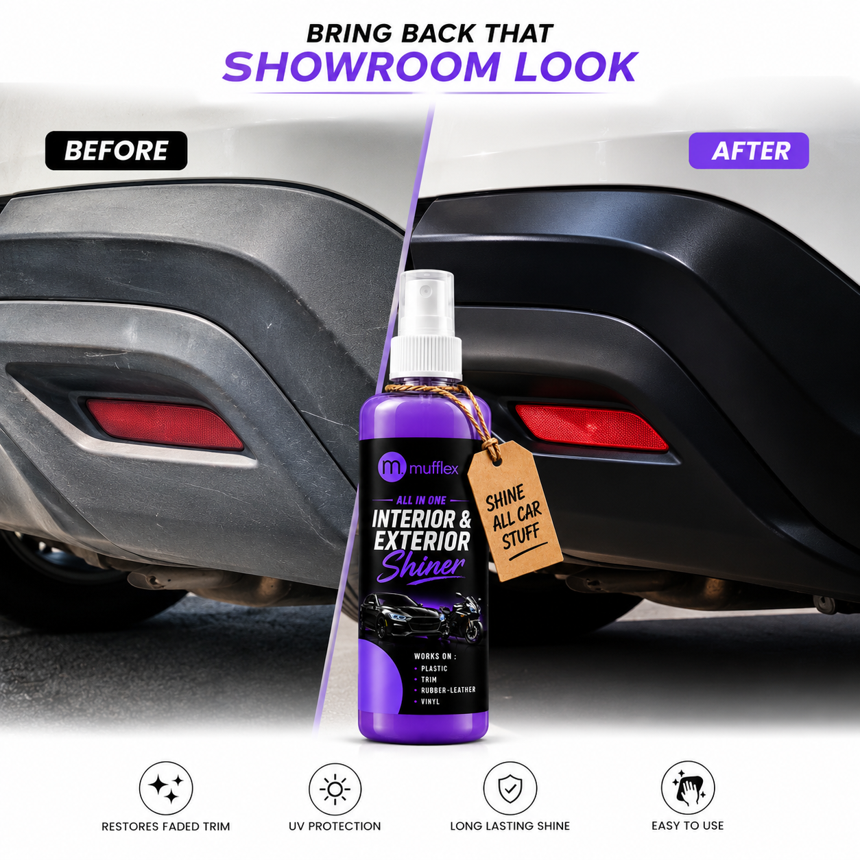 MUFFLEX All in One Interior & Exterior Shiner- Car & Bike
