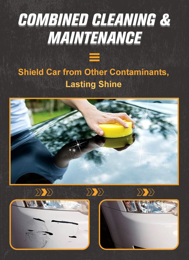 CLEAR COAT SCRATCH REMOVER + SHINER-  PROFESSIONAL GRADE FORMULA