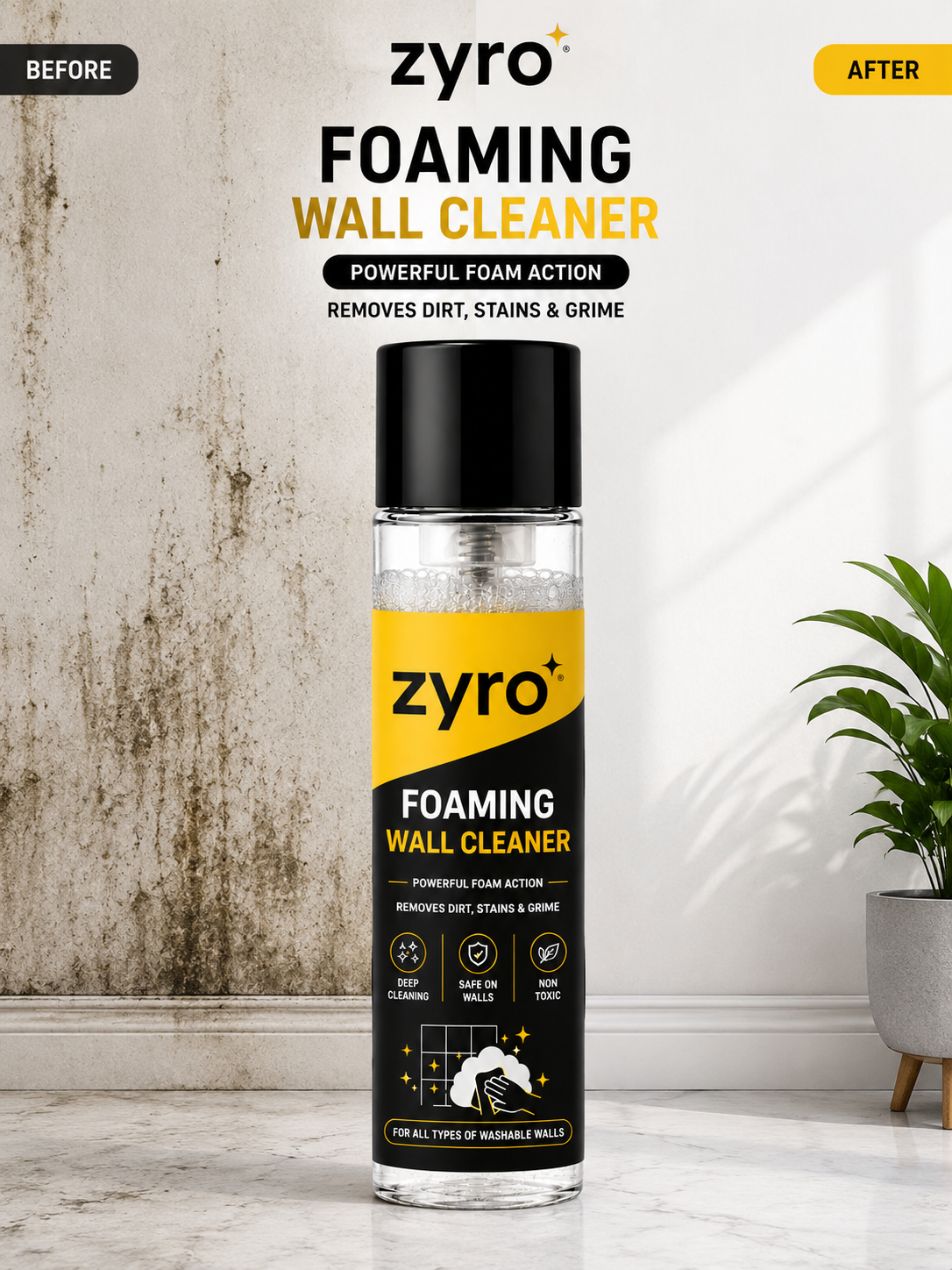 Zyro Foaming Wall Cleaner