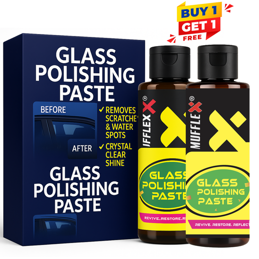 [ BUY 1 GET 1 FREE ] Auto Glass Scratch Care – Advanced Polishing Fluid 🔥 "Remove Scratches. Restore Shine