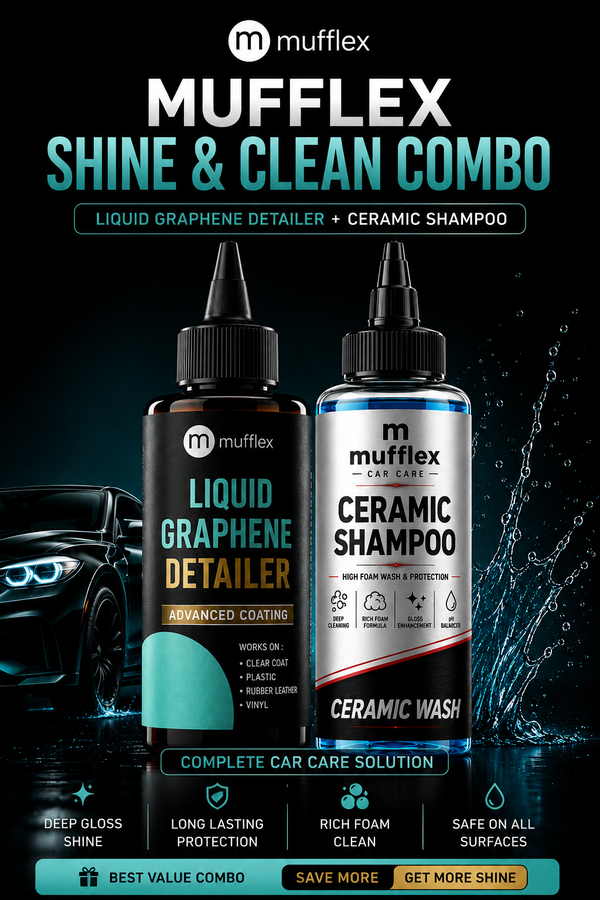 ALL SURFACE LIQUID GRAPHENE + CERAMIC SHAMPOO - CLEAN & SHINE COMBO