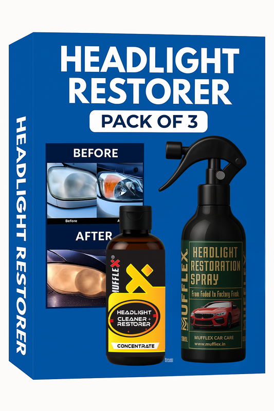 🔥🚘Automotive Headlamp Restoration Fluid Kit-  PACK OF 3