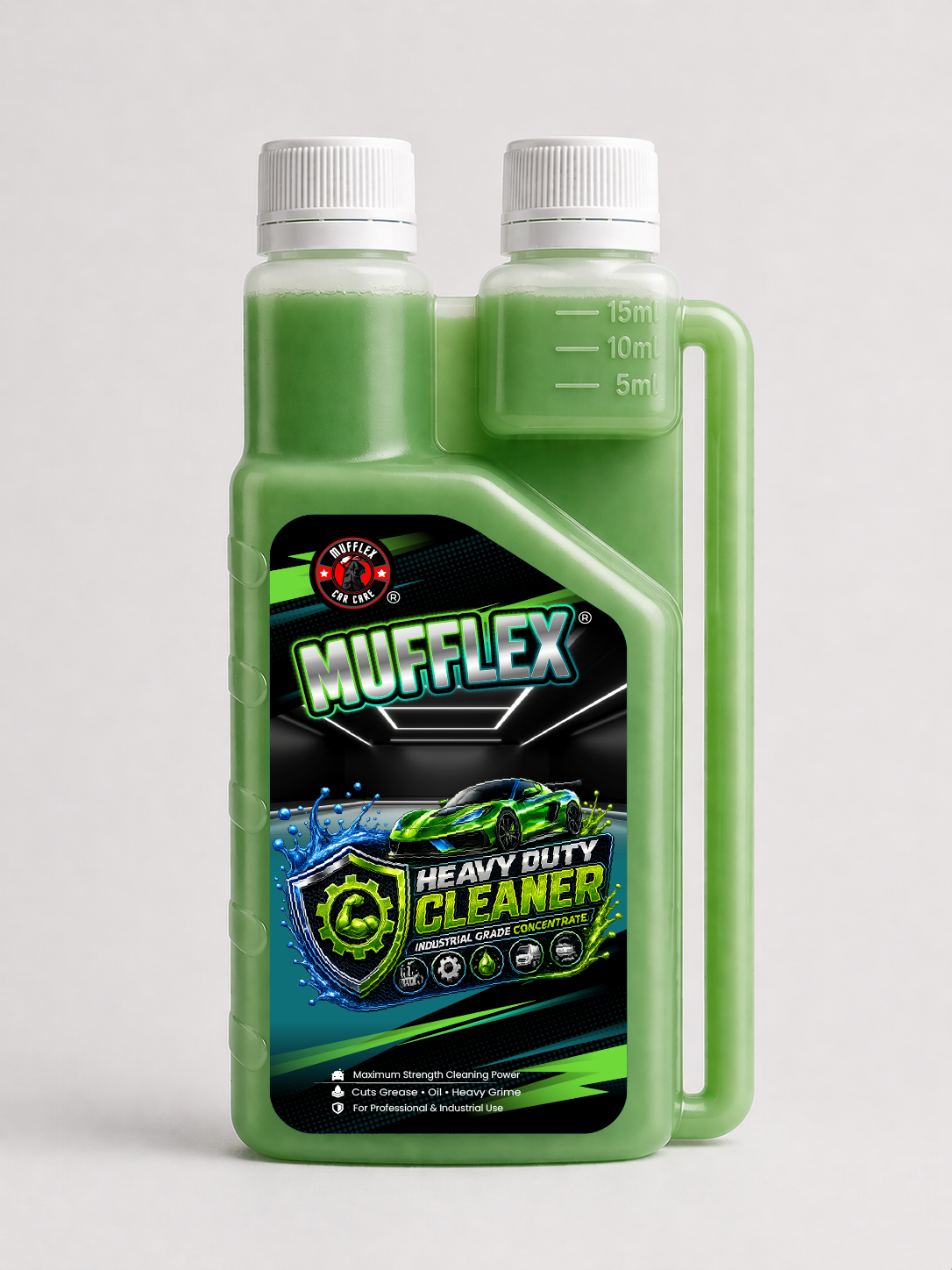 MUFFLEX Heavy Duty Cleaner Concentrate – Industrial Strength Multipurpose Degreaser