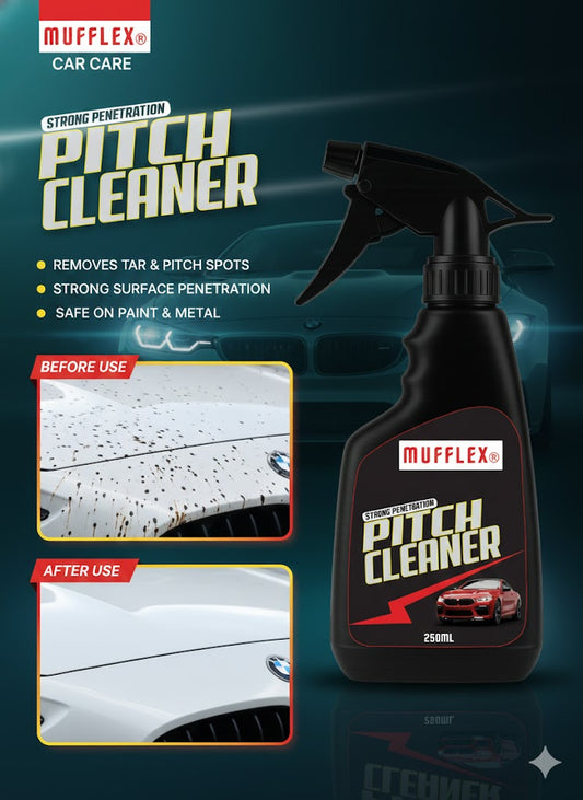 PITCH CLEANER - Remove Tar, Pitch &amp; Tough Stains Instantly