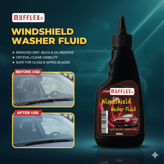 Windshield Washer Fluid Crystal Clear Vision. Safe Drive Every Time.