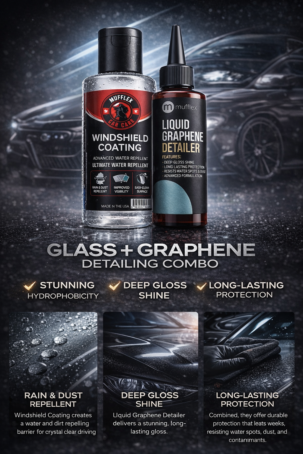 GLASS + GRAPHENE DETAILING COMBO
