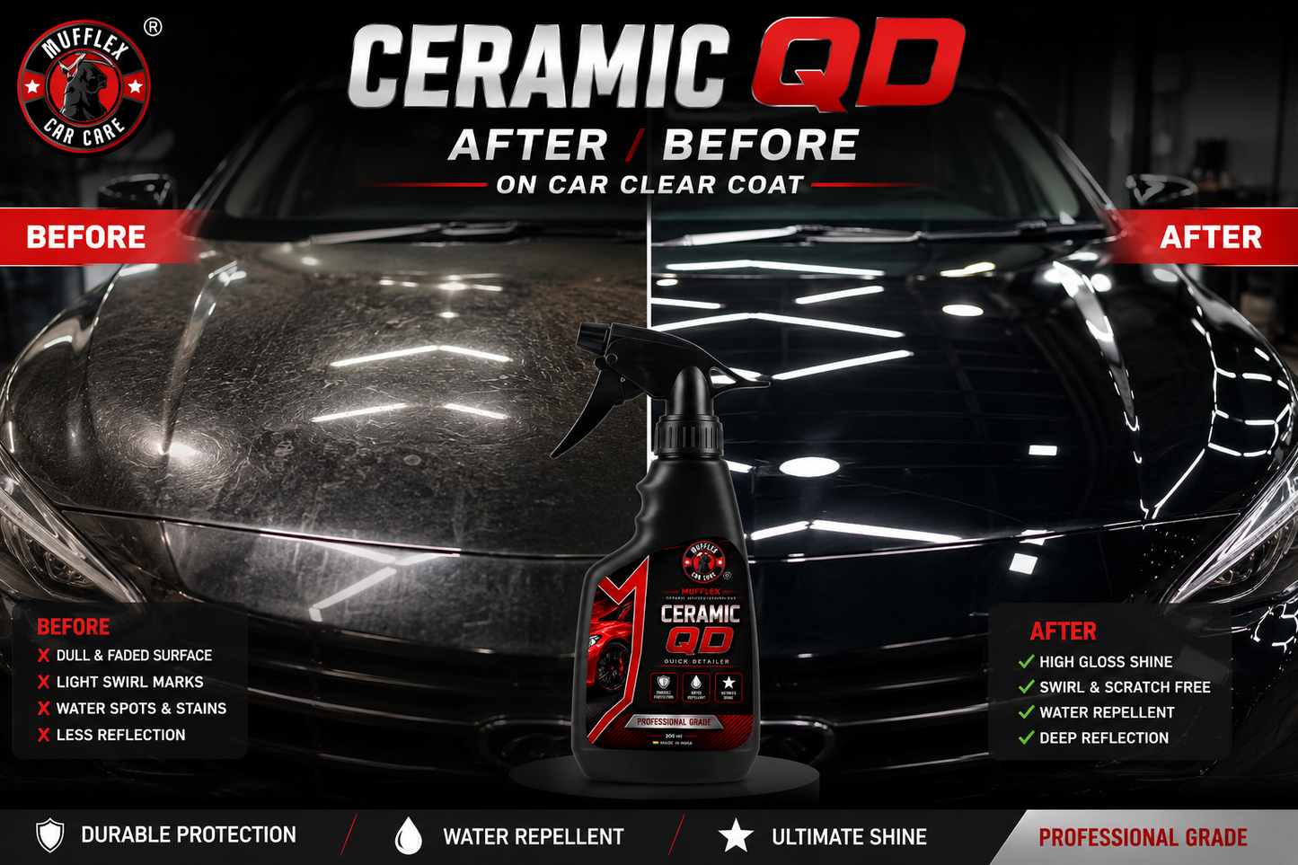 Ceramic QD – Quick Detailer-Premium Shine in Minutes