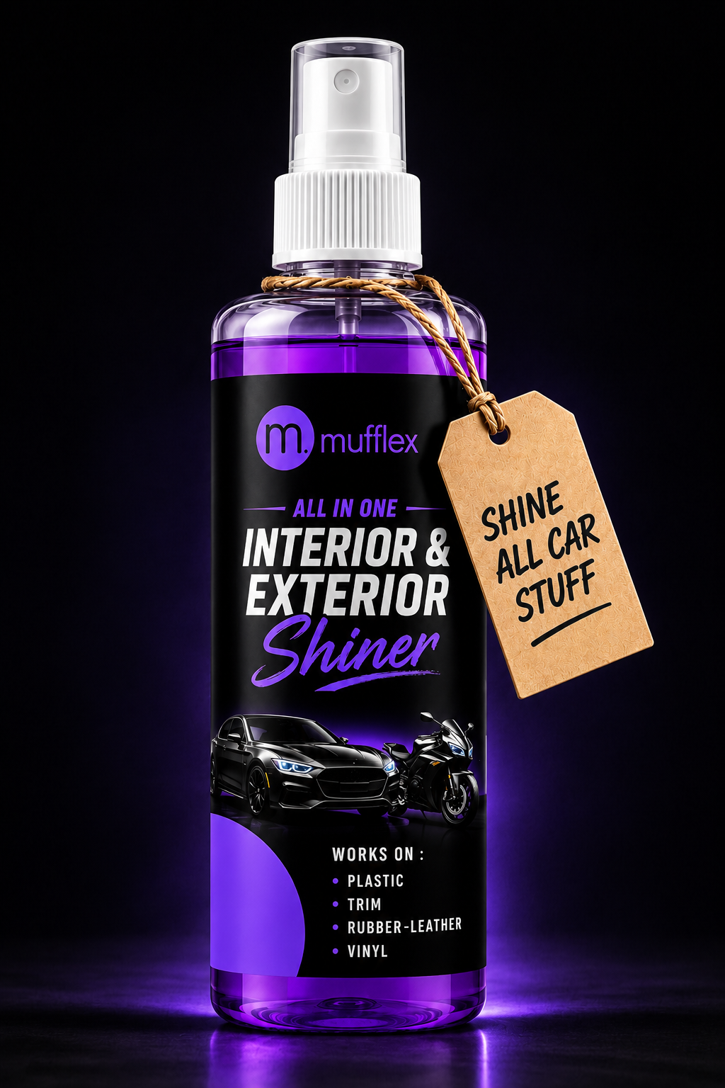 MUFFLEX All in One Interior & Exterior Shiner- Car & Bike