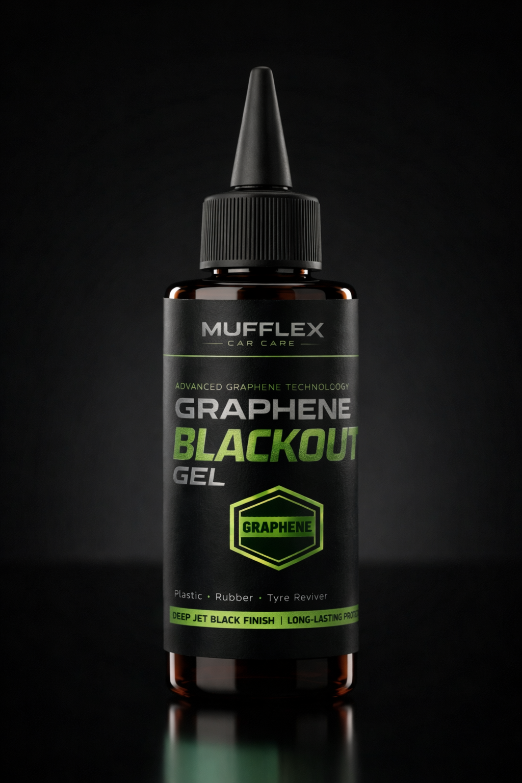 Graphene Blackout Gel-Deep Jet Black Finish | Long-Lasting Protection