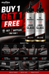 Dashboard • Plastic • Rubber • Vinyl • Trim Restorer - One Liquid Glass Formula