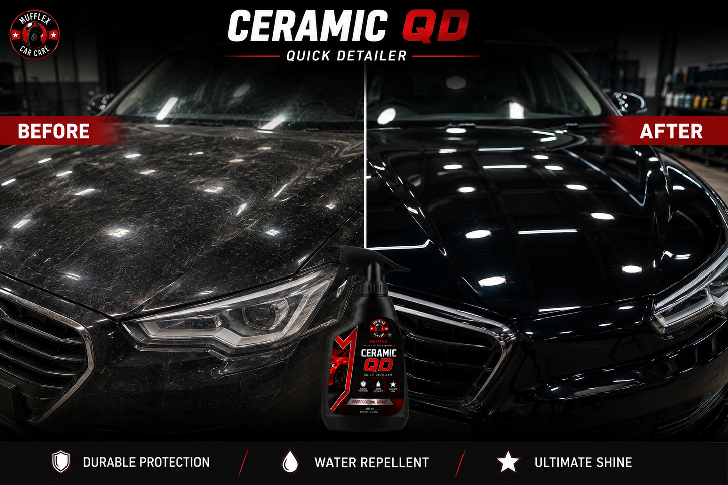 Ceramic QD – Quick Detailer-Premium Shine in Minutes