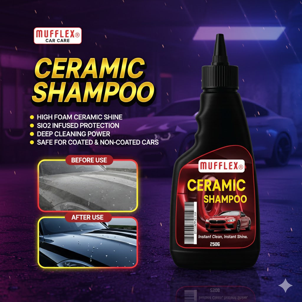 Ceramic Shampoo – High Foam SiO₂ Gloss + Protection