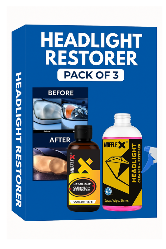 Complete HEADLIGHT Cleaner + Restorer- PACK OF 3