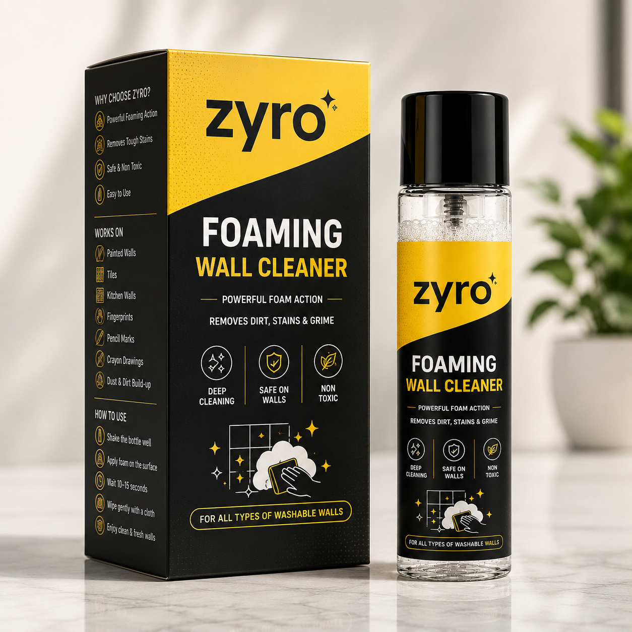 Zyro Foaming Wall Cleaner