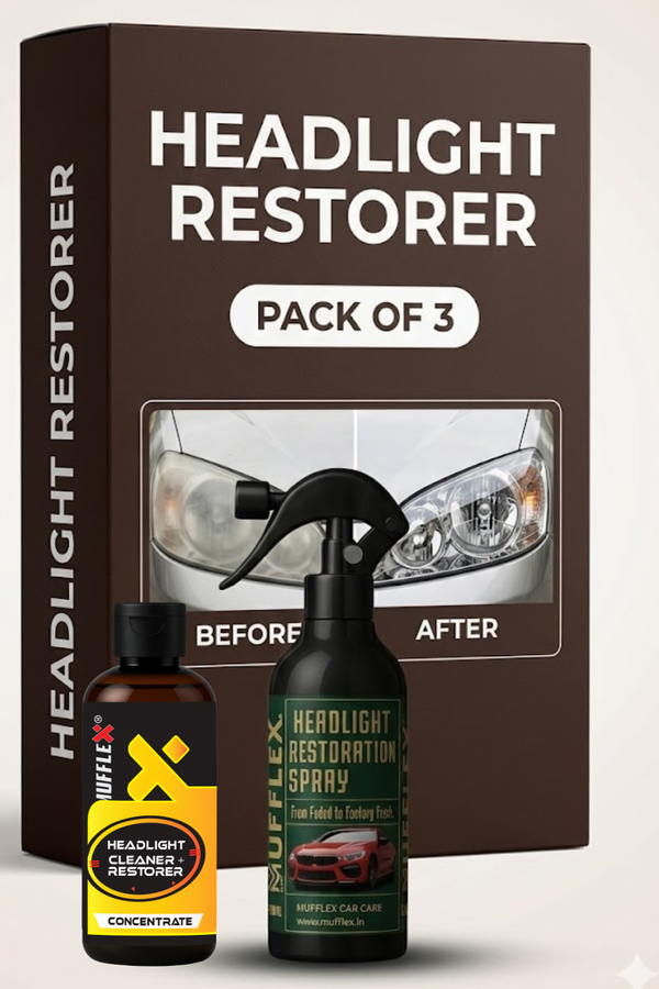Automotive Headlamp Restoration Fluid Kit ( Super Concentrate Formula)-  PACK OF 3
