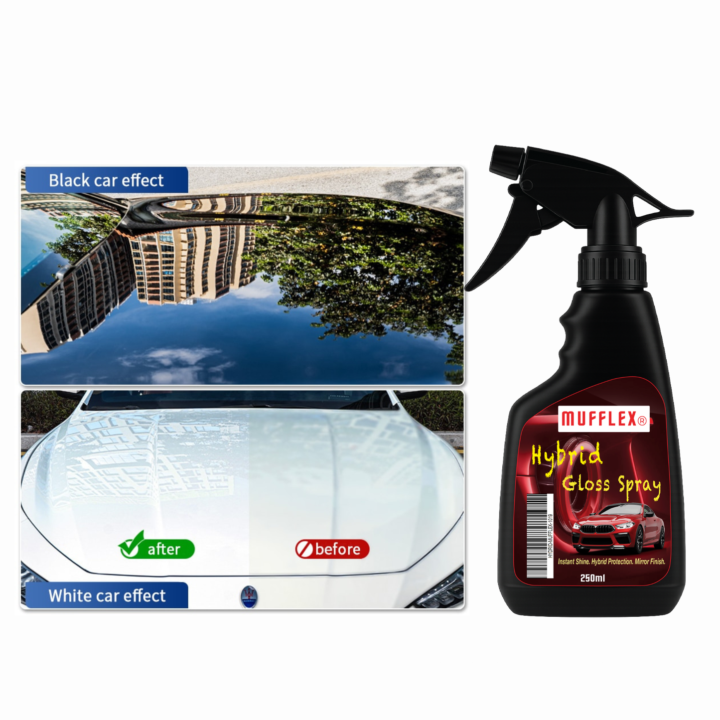 Hybrid Gloss Spray-🔥 Instant Gloss. Hybrid Protection. Mirror Finish