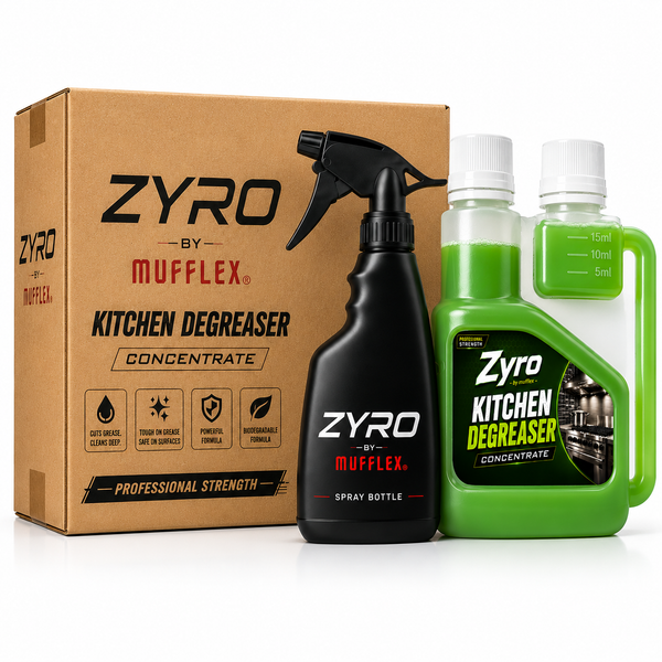 Zyro Kitchen Degreaser Concentrate (Makes Up To 3L)+ Spray Bottle