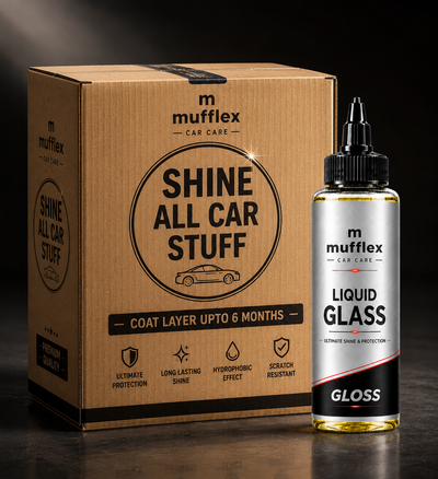 Mufflex Liquid Glass Ceramic Coating | Deep Shine & Hydrophobic Protection