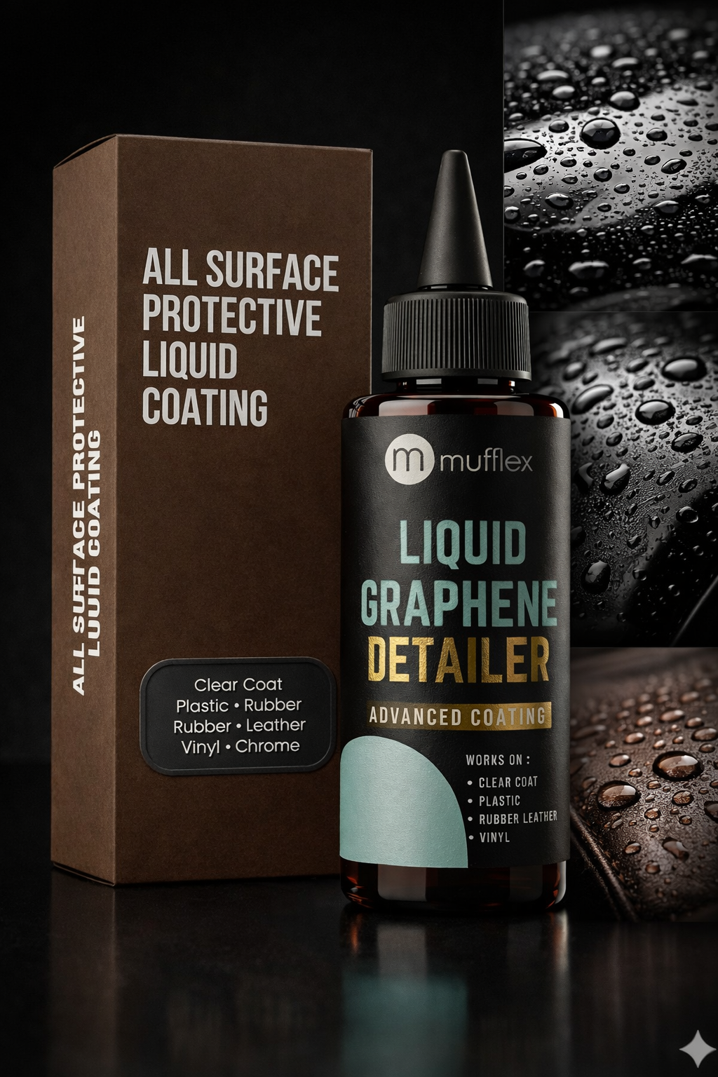 ALL SURFACE PROTECTIVE LIQUID COATING   Clear Coat • Plastic • Rubber • Leather • Vinyl • Chrome
