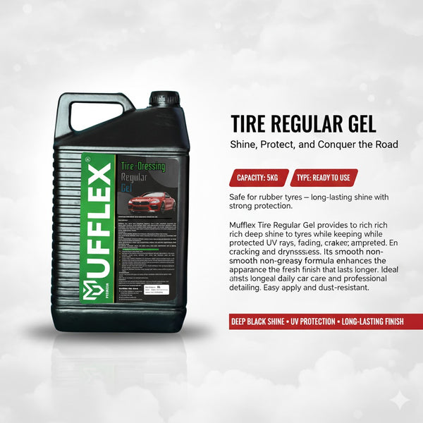 Tire Regular Gel - Shine, Protect, and Conquer the Road