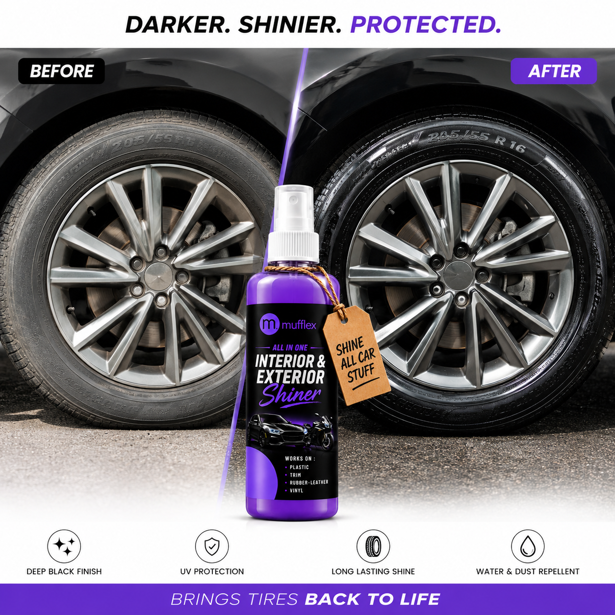 MUFFLEX All in One Interior & Exterior Shiner- Car & Bike