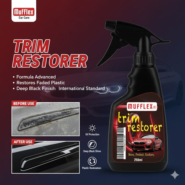Trim & Dashboard Restorer – Restore Faded Plastic to a Deep, New-Like Shine