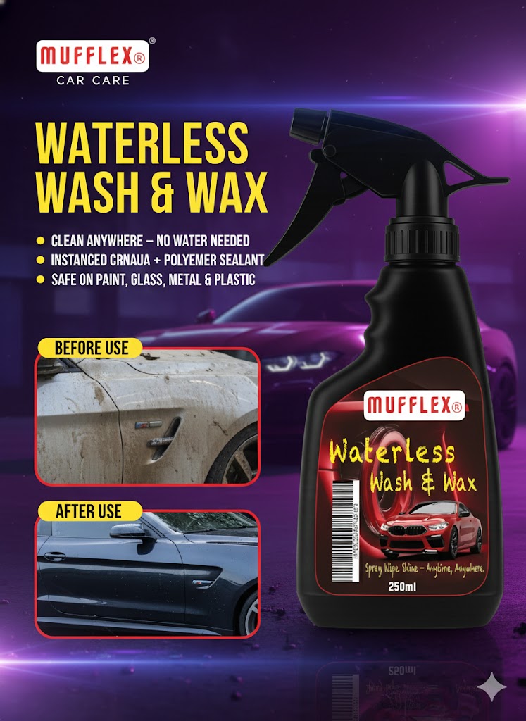 Waterless Wash & Wax – Clean, Shine & Protect Without Water